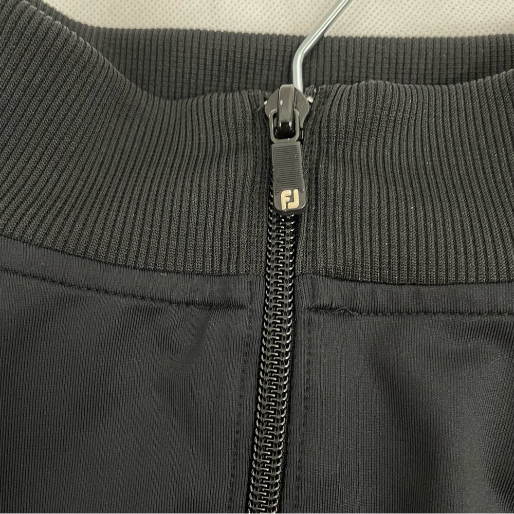 Mens FJ Footjoy  1/4 Zip Golf Stretch Pullover  Black Size M - Picture 3 of 10